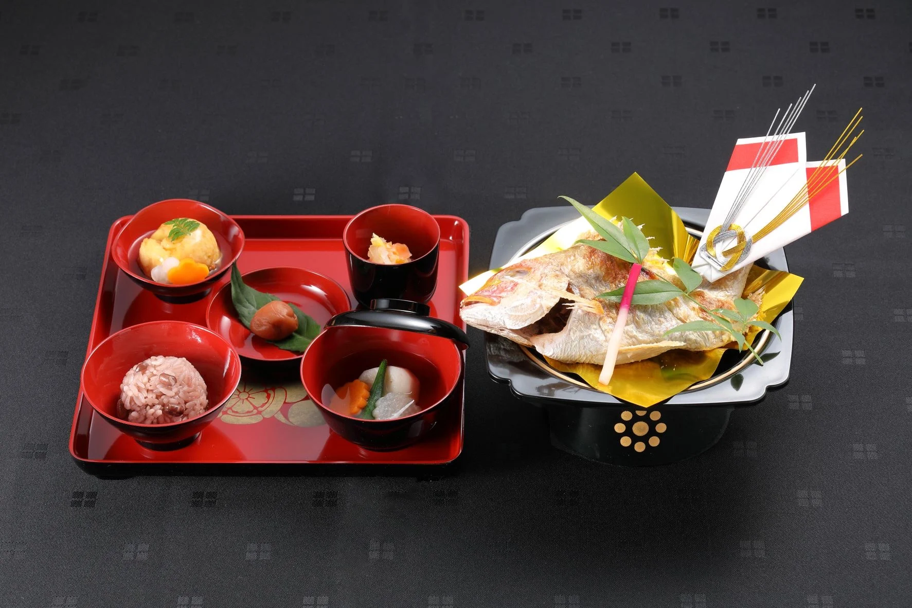 松屋本館 お食い初め膳 — 百日のお祝いのお膳
