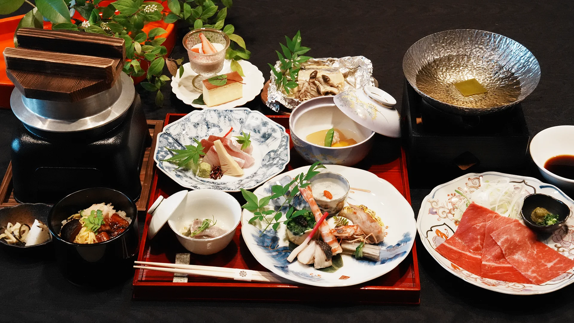 松屋本館 竹コース 会席料理
