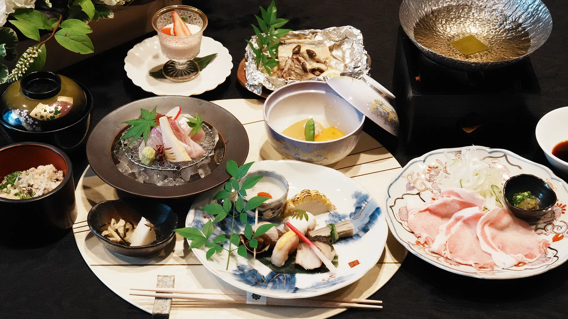 松屋本館 梅コース 会席料理