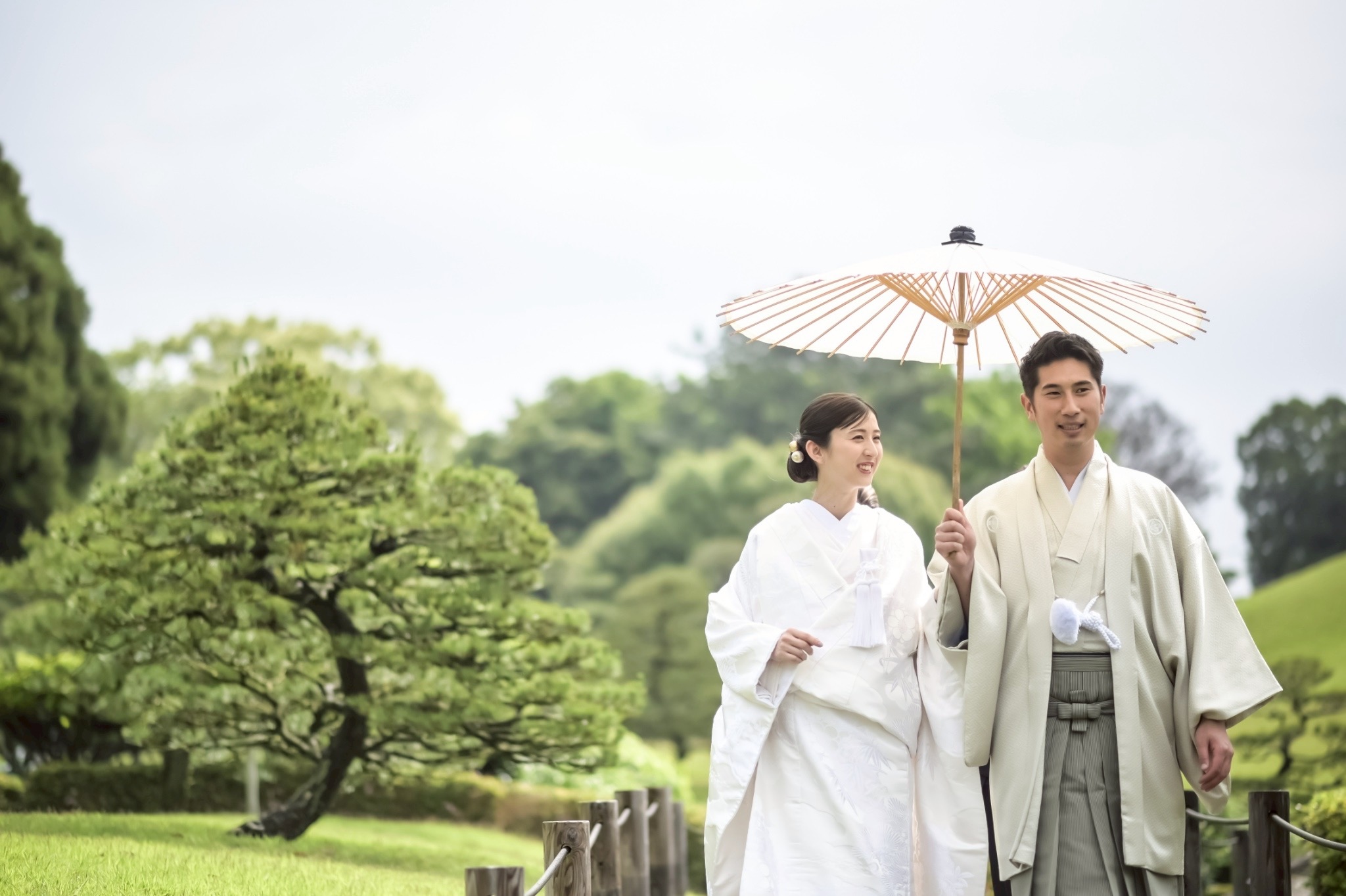 松屋本館 婚礼 水前寺成趣園での和婚